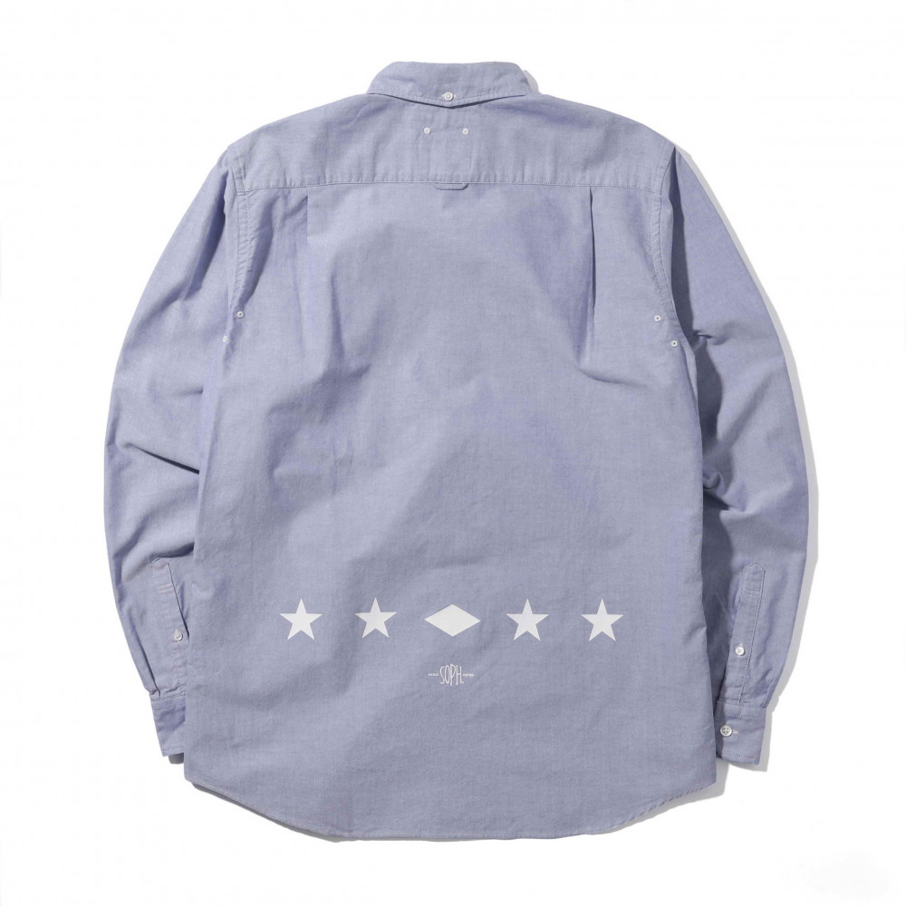 SOPHNET. x MADNESS OXFORD STAR B.D SHIRT | MADNESS